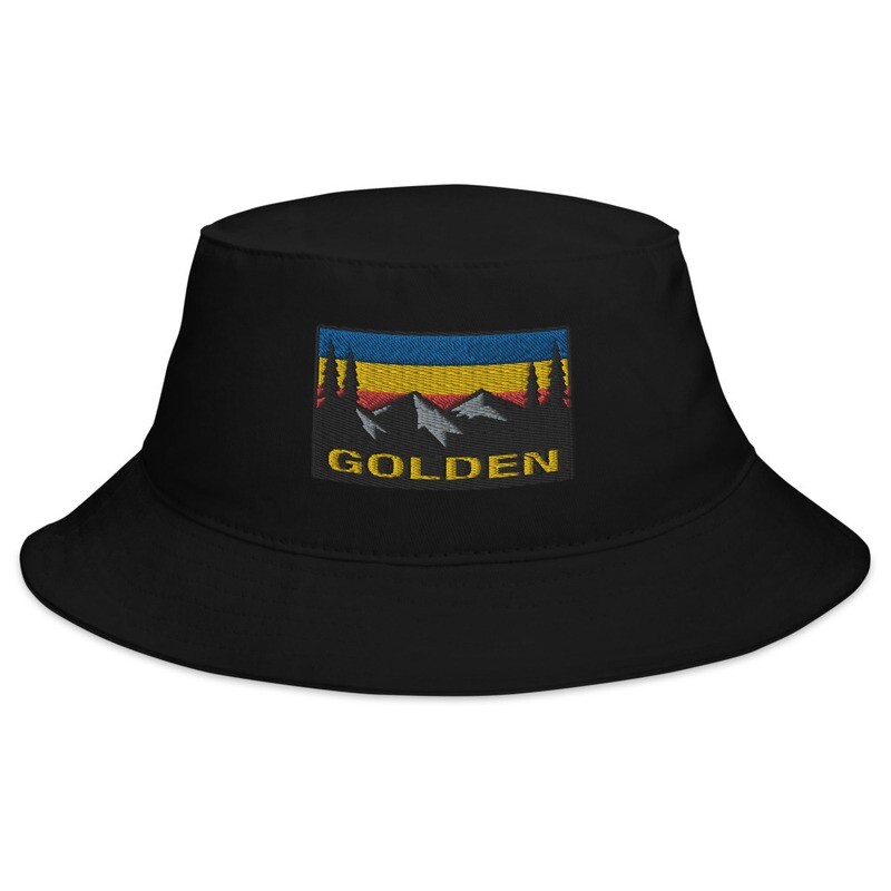 Golden British Columbia - Bucket Hat (Multi Colors) The Rockies Canadian Rocky Mountains