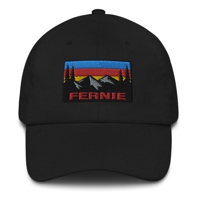 Fernie British Columbia - Baseball / Dad hat (Multi Colors) Canadian Rocky Mountains The Rockies