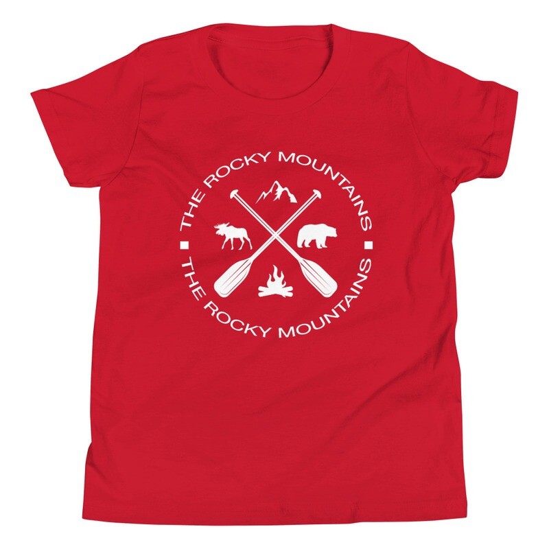  The Rocky Mountains - Youth T-Shirt (Multi Colors)