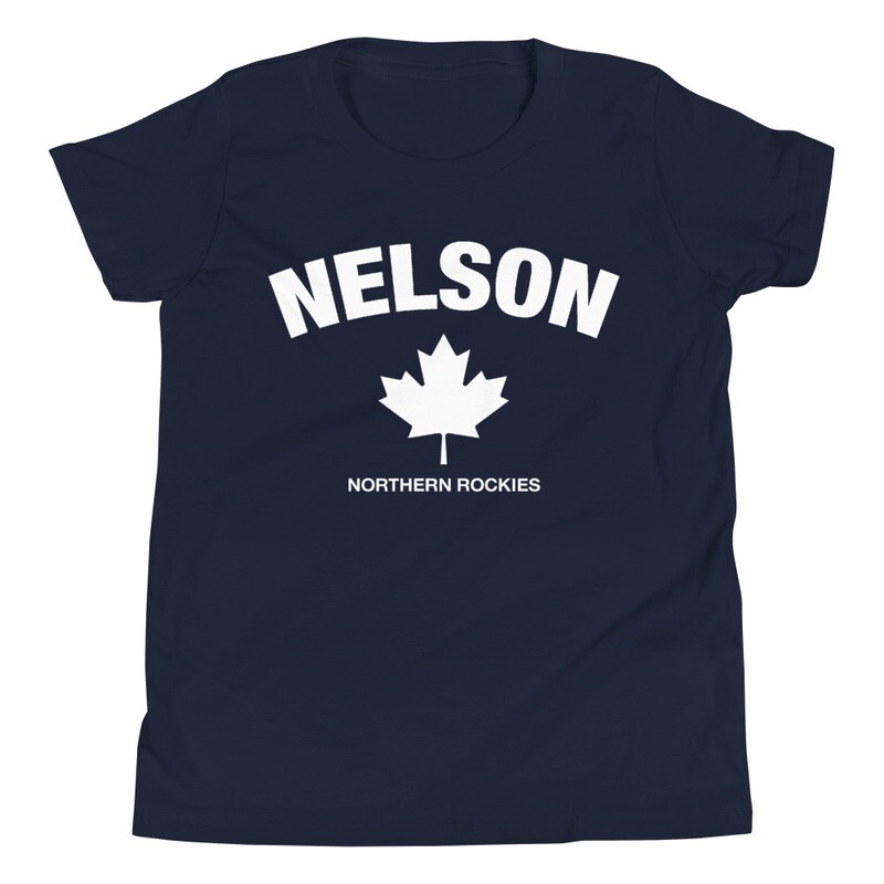 Nelson British Columbia Canada - Youth T-Shirt (Multi Colors) The Rockies Canadian Rocky Mountains
