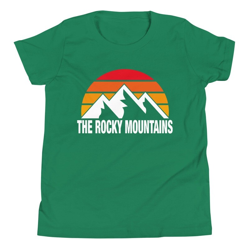 The Rocky Mountains - Youth T-Shirt (Multi Colors) The Canadian American Rockies