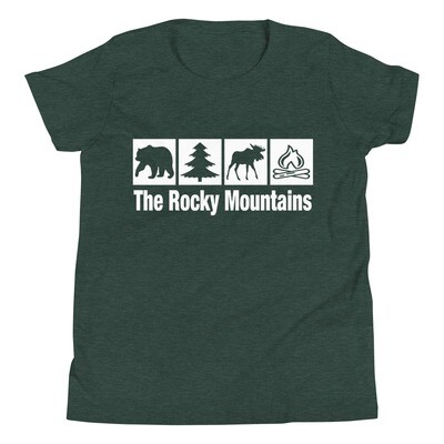 The Rocky Mountains  - Youth T-Shirt (Multi Colors)