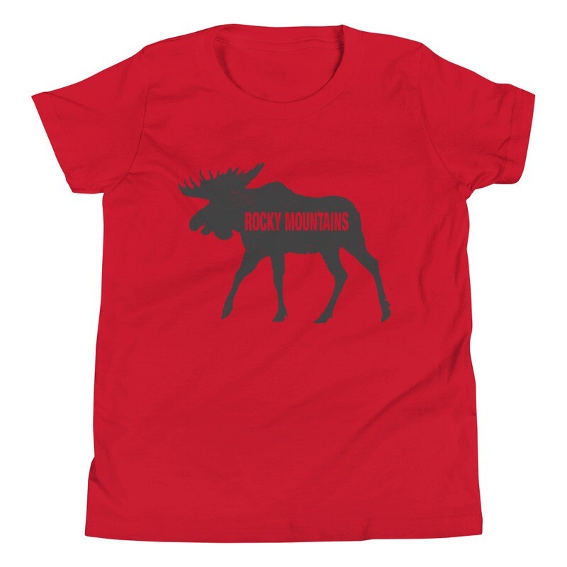 The Rocky Mountain Moose - Youth T-Shirt (Multi Colors) 