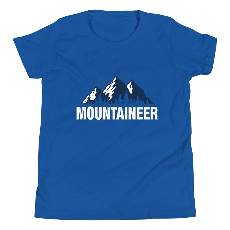 Mountaineer - Youth T-Shirt (Multi Colors) The Rocky Mountains