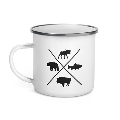 The Rockies Wildlife - Enamel Mug