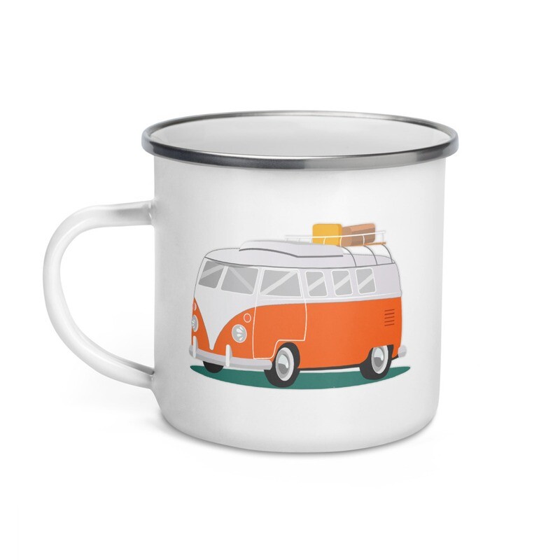 Campervan - Enamel Mug