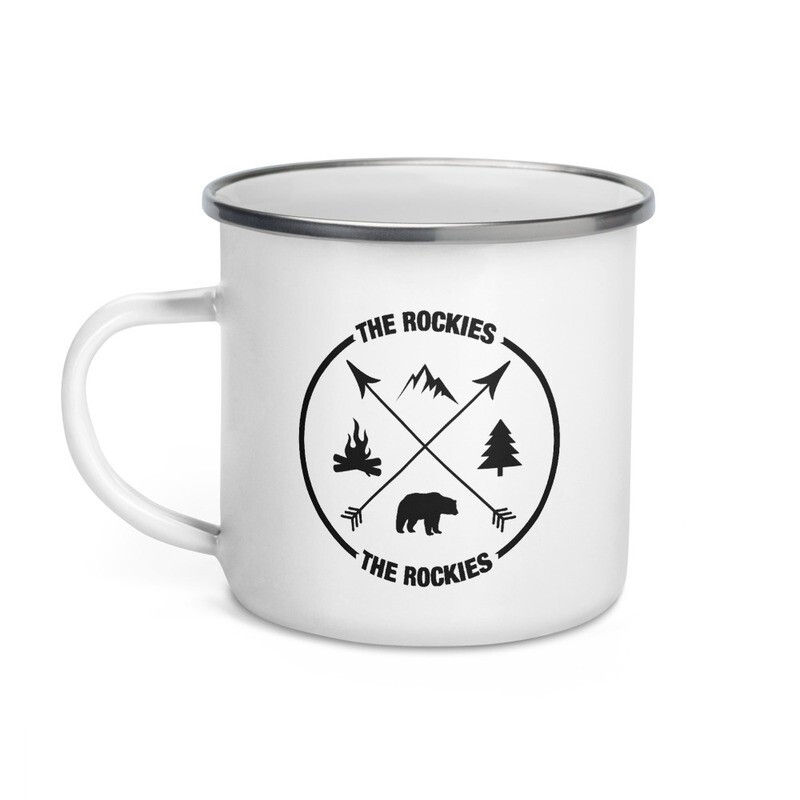 The Rockies - Enamel Mug