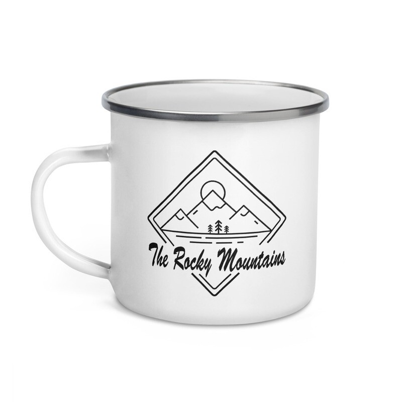 Rocky Mountains - Enamel Mug