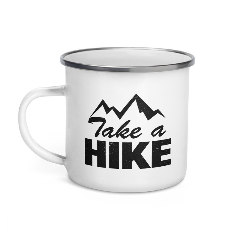 Take A Hike - Enamel Mug