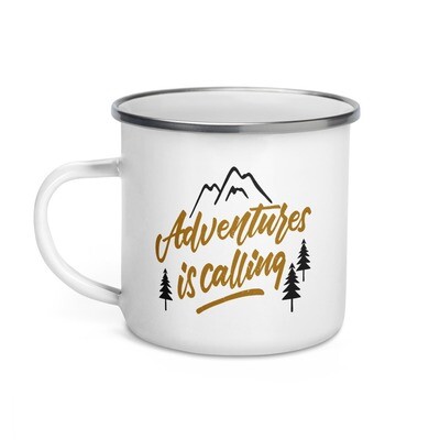 Adventure is Calling - Enamel Mug