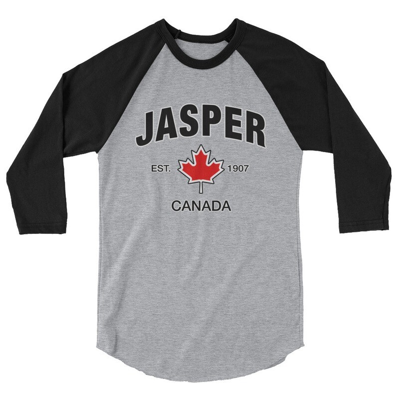 Jasper National Park - 3/4 sleeve raglan shirt (Multi Colors)