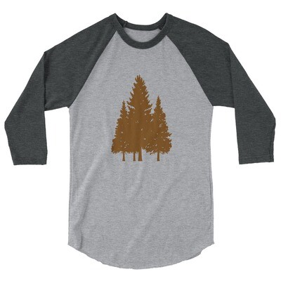 Pine - 3/4 sleeve raglan shirt (Multi Colors) Rocky Mountains | Rockies