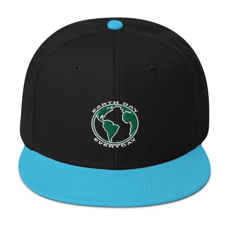Earth Day Everyday - Snapback Hat (Multi Colors)