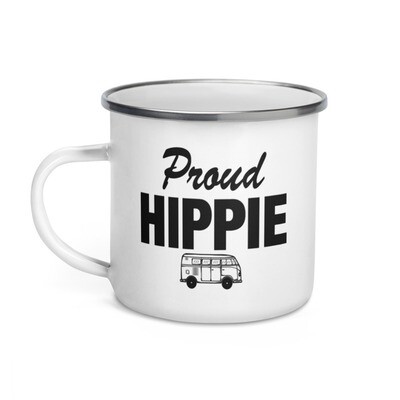 Proud Hippie - Enamel Mug