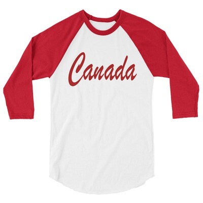 Canada - 3/4 sleeve raglan shirt (multi colors)