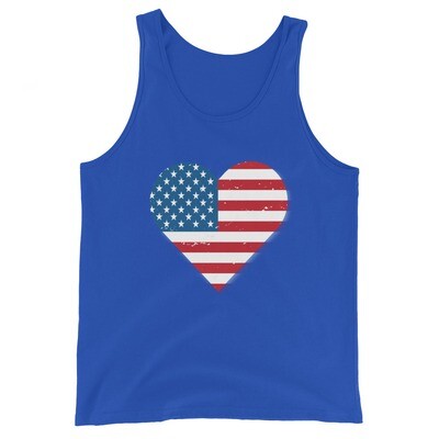 USA Heart - Tank Top (multi colors)