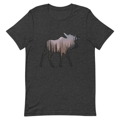Moose Landscape - T-Shirt (Multi Colors)