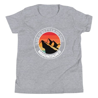 Life is better in the Mountains - Youth T-Shirt (multi colors)