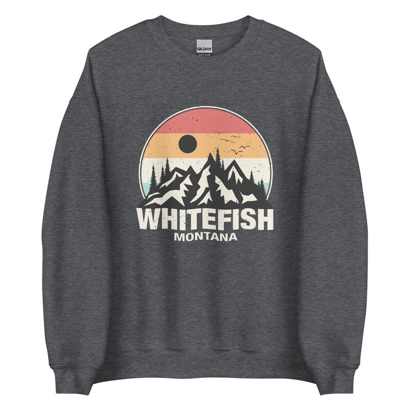 Whitefish Montana - Sweatshirt (multi colors)