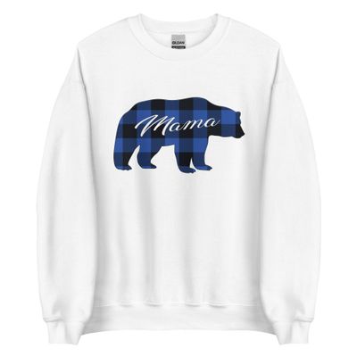Mama Bear Buffalo Plaid - Sweatshirt (multi colors)