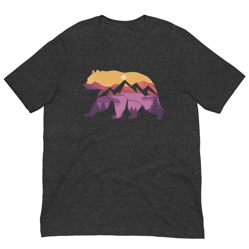 Bear Mountain Landscape - t-shirt (multi colors)