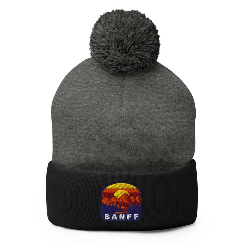 Banff National Park - Pom-Pom Beanie (multi colors)