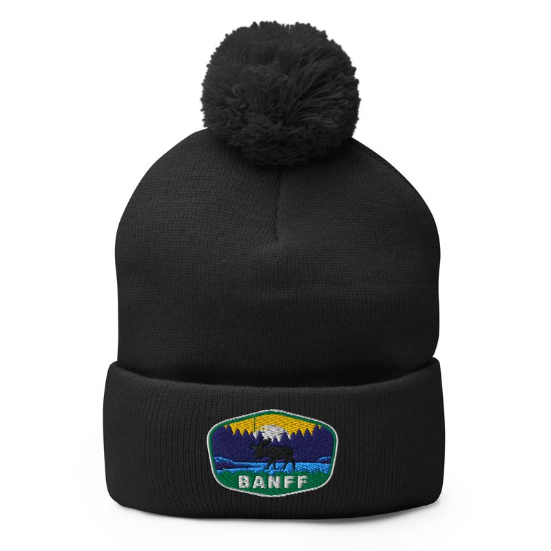 Banff National Park - Pom-Pom Beanie (multi colors)