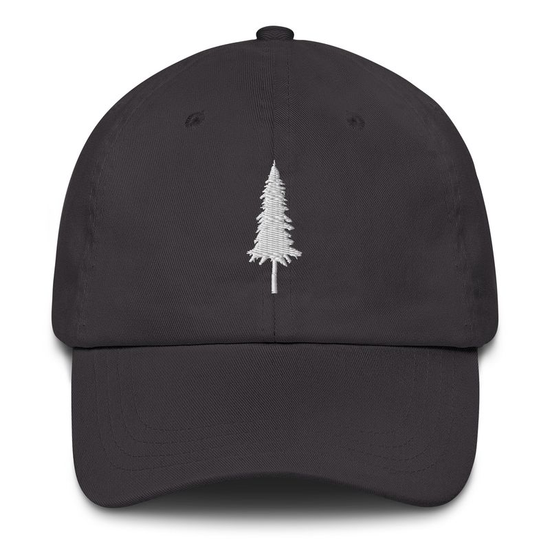 Embroidered Pine tree - Dad hat (multi colors)