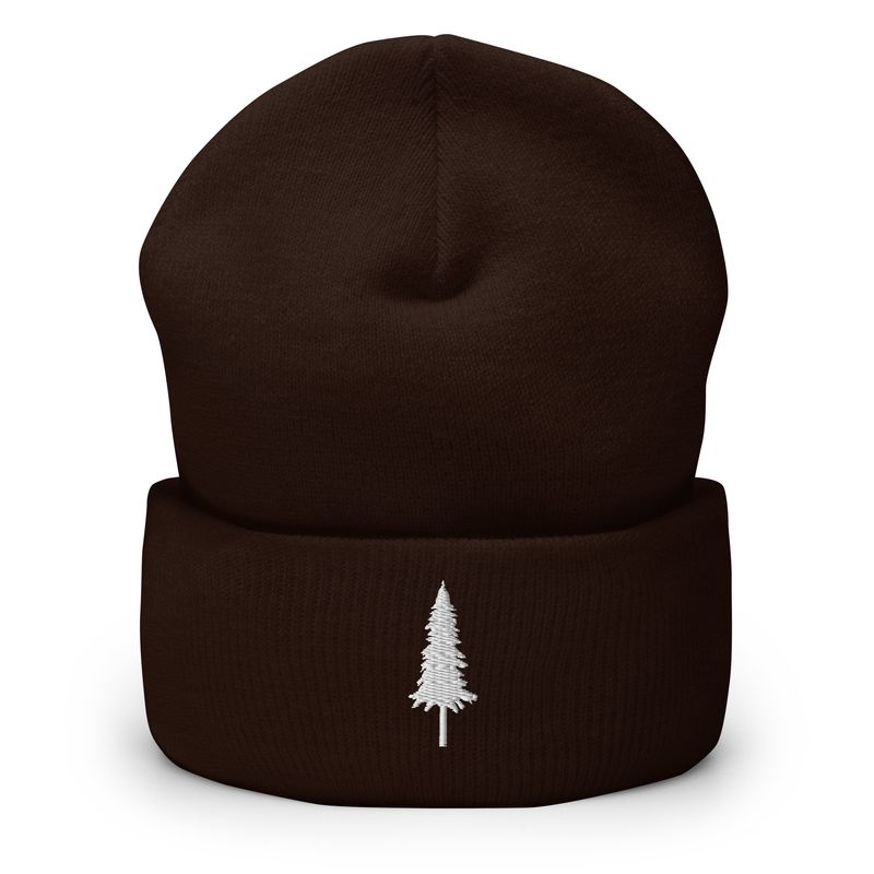 Embroidered Pine Tree - Beanie (multi colors)