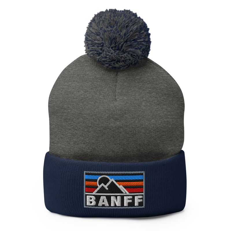 Banff National Park - Pom-Pom Beanie (multi colors)