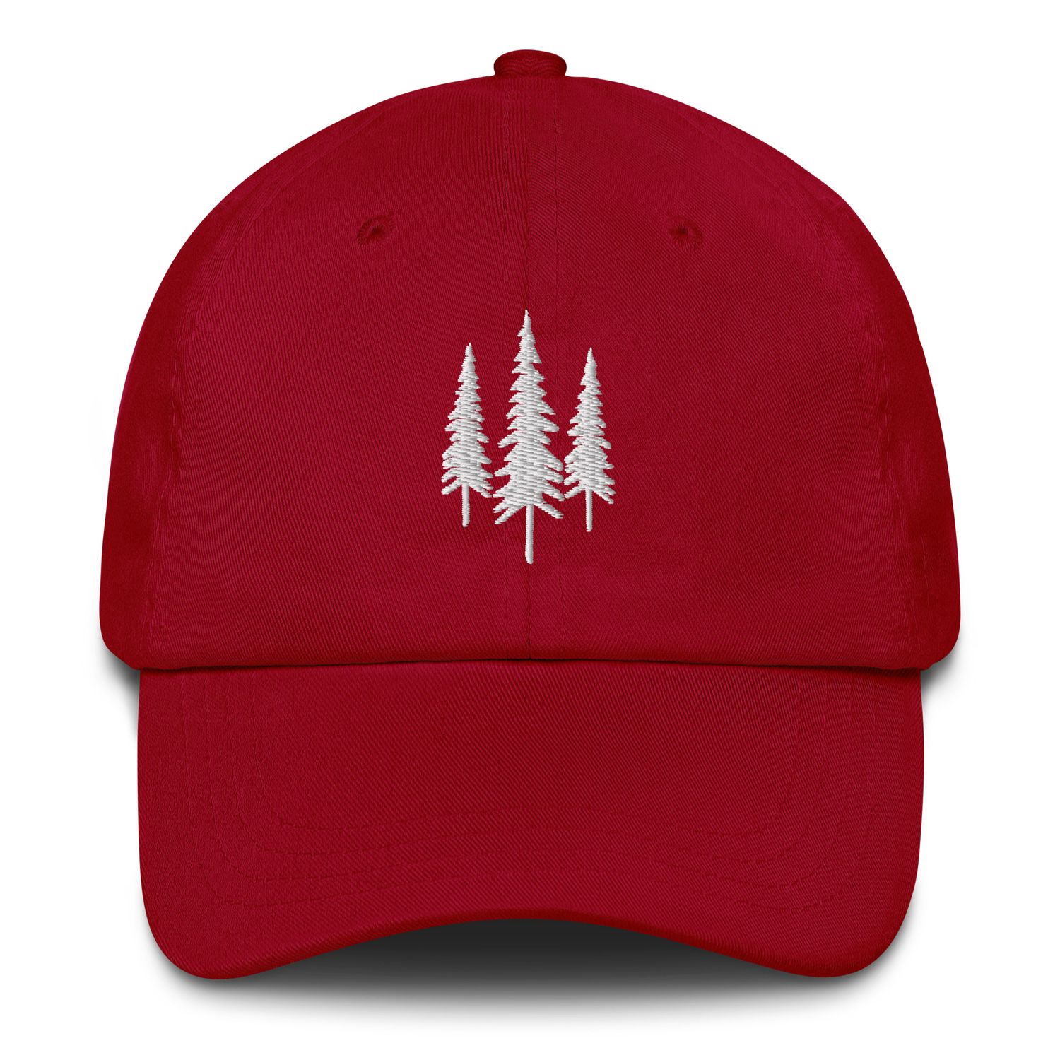 Embroidered Pine tree - Dad hat (multi colors)
