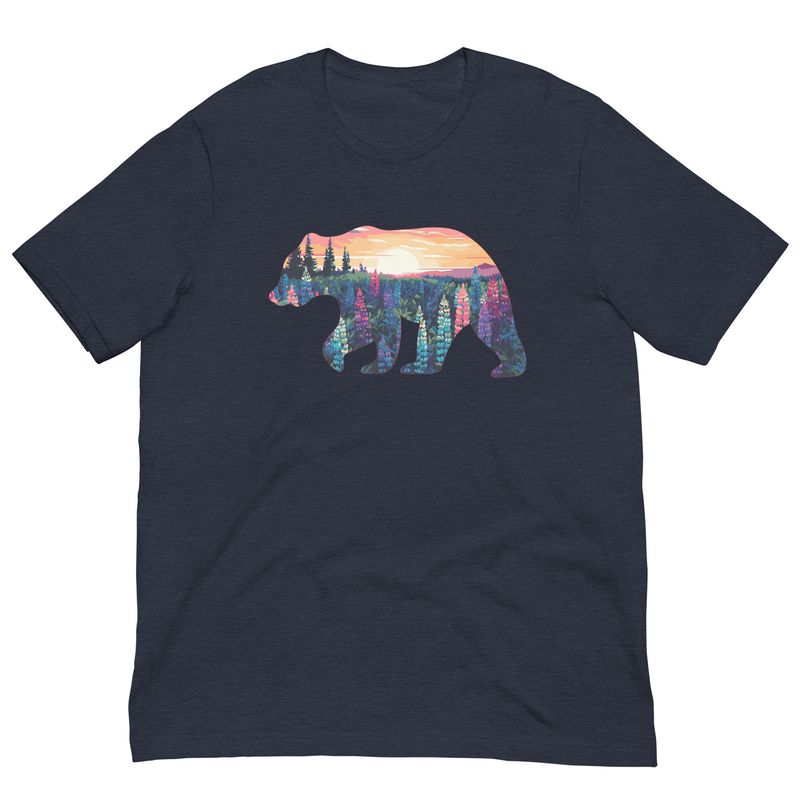 Fireweed Bear - t-shirt (multi colors)