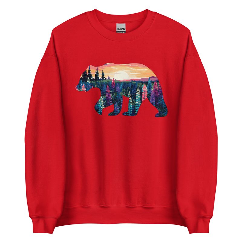 Fireweed Bear - Sweatshirt (multi colors)