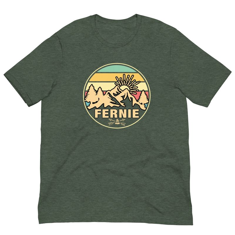 Fernie British Columbia - t-shirt (multi colors)