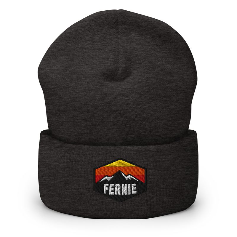 Fernie British Columbia - Cuffed Beanie (multi colors)