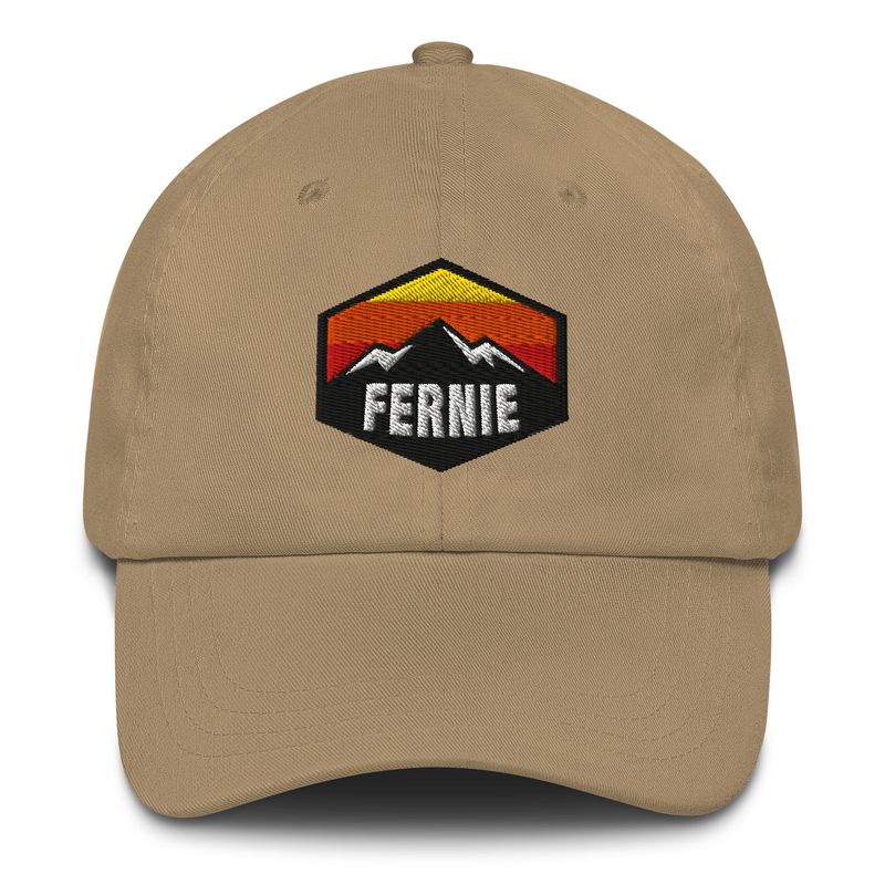 Fernie British Columbia - Dad hat (multi colors)