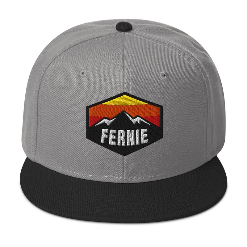Fernie British Columbia - Snapback Hat (multi colors)