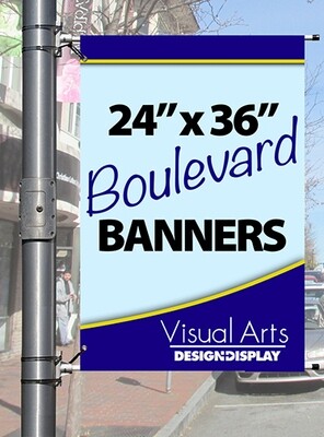 24" x 36" Double-sided Boulevard Banner