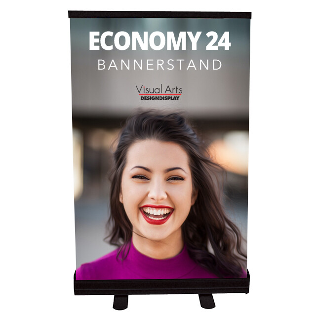 Retractable Banner Stand Economy 24 inch