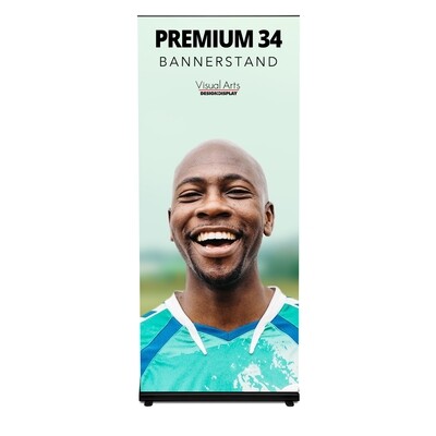 Retractable Banner Stand Premium 34 inch