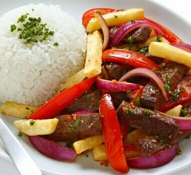 Beef Saltado Tray