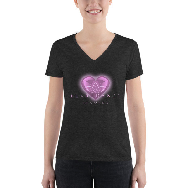 Women&#39;s Fashion Deep V-neck Tee