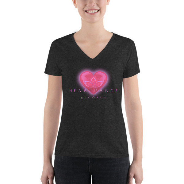 Women&#39;s Fashion Deep V-neck Tee