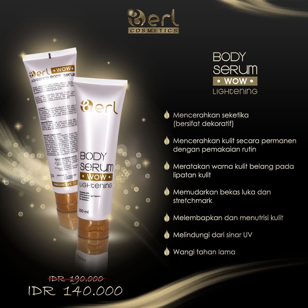 B Erl Body Serum Wow Lightening