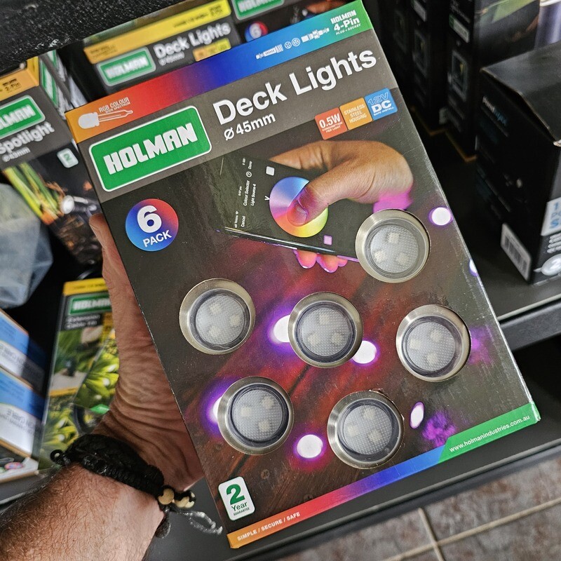 Holman 45mm RGB Coloured Deck Lights