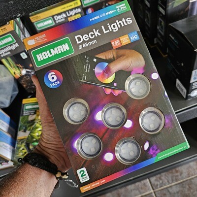 Holman 45mm RGB Coloured Deck Lights Holman 45mm RGB Coloured Deck Lights