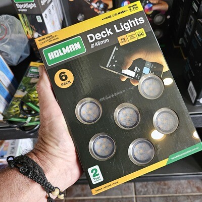 Holman 45mm Warm White Deck Lights Holman 45mm Warm White Deck Lights