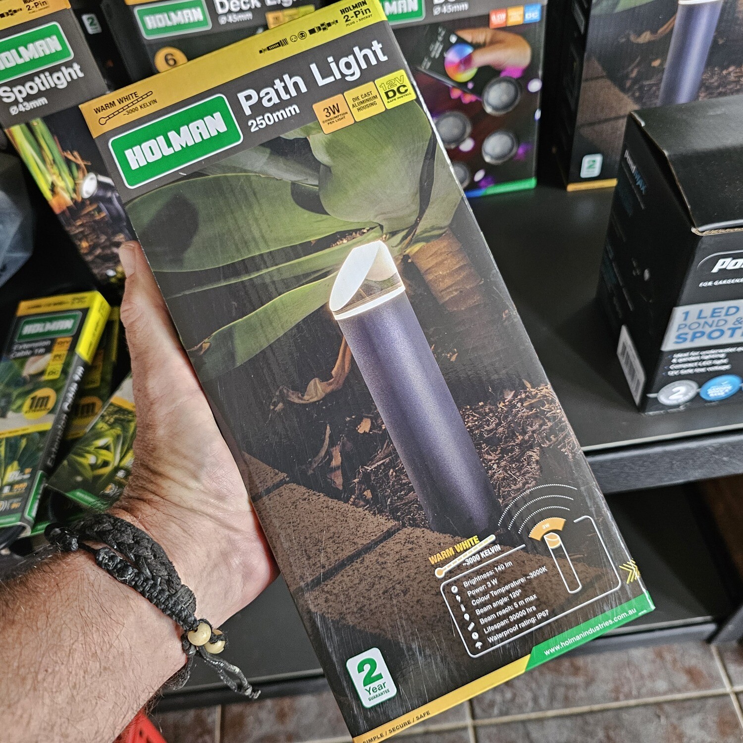 Holman 250mm Warm White Path Light