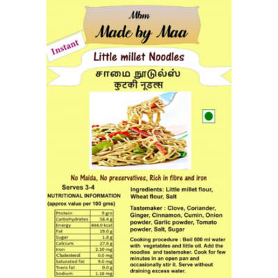 Little Millet Noodles | Samai Noodles | Kutaki Noodles - 175g