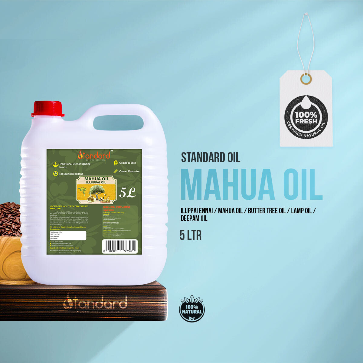 MAHUA OIL - 5LITRE